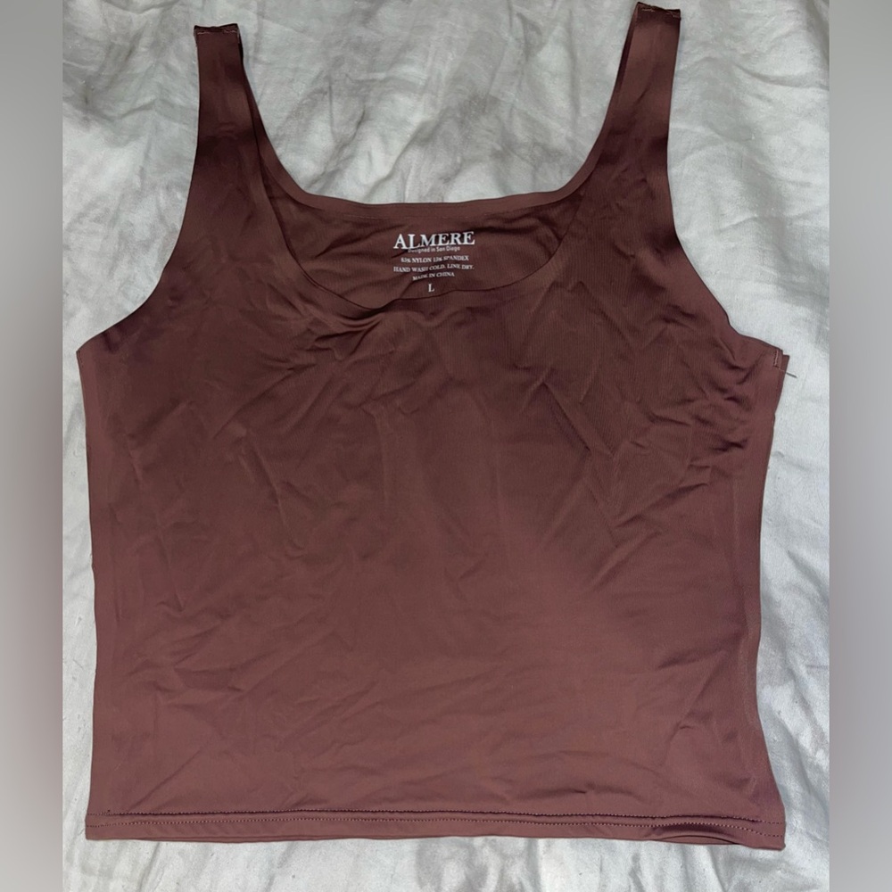 Amazon Women's Chocolate Brown Tank Top